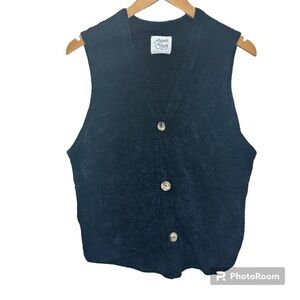 Margaret O’ Leary Chenille Rayon Vest